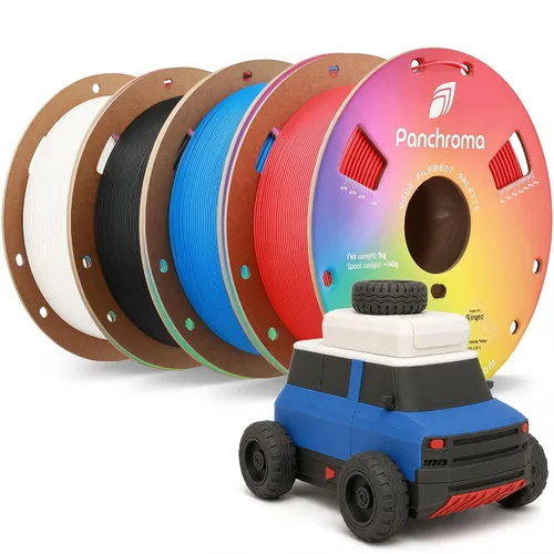 Vista 15 de Polymaker Panchroma - Filamento PLA mate de 0.07 in, 2.2 lbs, madera de Madera mate de doble degradado