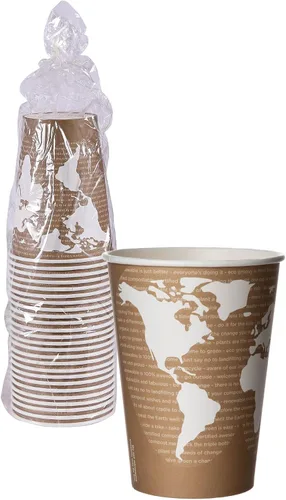 Vista 14 de Eco-Products, Inc Recipientes para sopa con diseño del mundo, Mixto, 1000