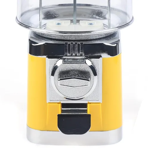 Vista 6 de Máquina expendedora de dulces para dispensador automático de dulces pequeños para el hogar o la máquina expendedora comercial (amarillo)