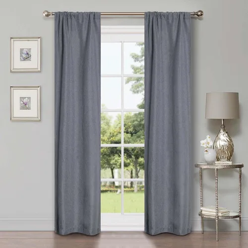 Vista 44 de Superior Linen Semi Blackout Curtains, Room Darkening, Bedroom, Drapes, Kitchen, Living Room Window Accents, Sun Blocking, Grommet Header, Classic