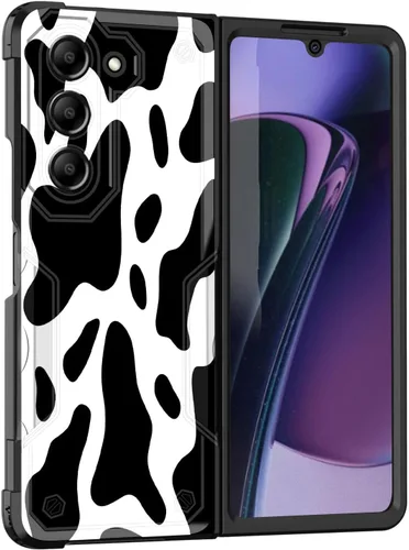Vista 22 de Funda para Galaxy Z Fold 5 5G 2023, doble capa, protección contra caídas de grado militar de 10 pies, antideslizante, resistente a prueba de golpes