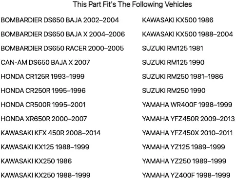 Vista 2 de Race Tech - Junta de amortiguación trasera para Suzuki RM250 1981-1986