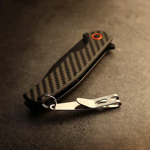 Vista 6 de UltraTac Clip de bolsillo de transporte profundo, clip de suspensión multiusos para llaves, linternas, cuchillos, acero inoxidable (paquete de 1)