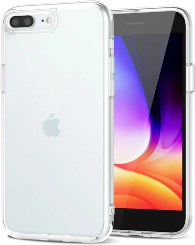 Vista 174 de LoeoeL para iPhone 8 Plus/ 7 Plus Funda Transparente, Funda Híbrida de Teléfono [Plástico Duro y Parachoques de Silicona Suave] Cubierta Protectora