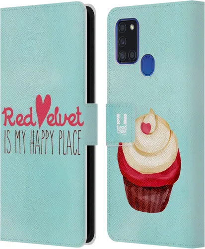 Vista 225 de Head Case Designs Assortment Cupcakes Happiness Leather Wallet Case Compatible with Samsung Galaxy A07 4G Surtido