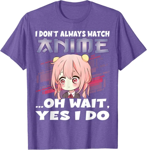 Vista 8 de Ver camiseta japonesa de anime con estampado de anime Girl, Negro, S