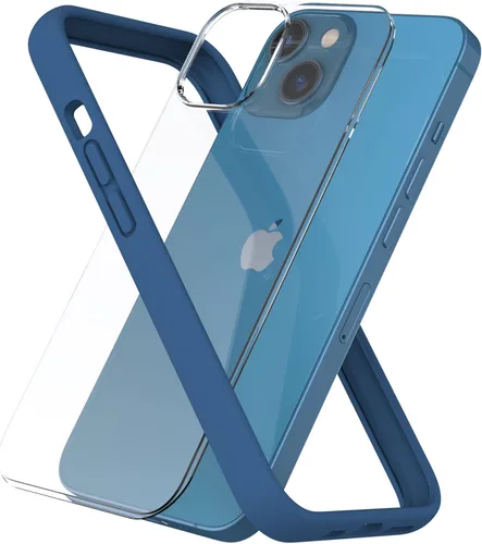 Vista 24 de Funda protectora compatible con iPhone 13 Pro Max de 6.7 pulgadas, protección de borde elevado, antihuellas, antihuellas, funda protectora suave