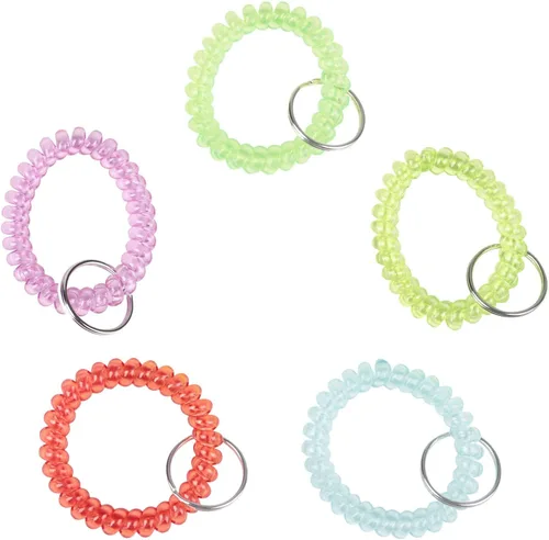 Vista 6 de BIHRTC Llavero de bobina de pulsera