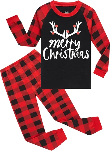 Vista 113 de Demifill Conjunto de pijamas de Halloween para niños y niñas, pijamas de Navidad, ropa de dormir para niños y niñas