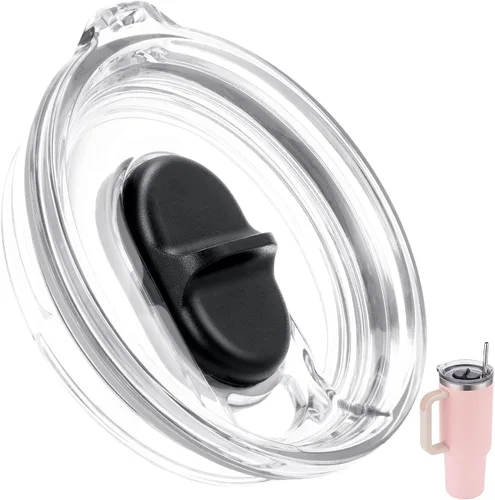 Vista 10 de Tapa de repuesto de 30 onzas para Stanley Quencher H2.0 FlowState Tumber, tapa a prueba de fugas apta para vaso Stanley Cup, cubierta de vaso 1