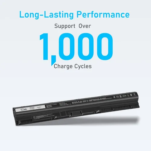 Vista 5 de Batería mejorada M5Y1K de 62 Wh para Dell Inspiron 15 3000 5000 Series