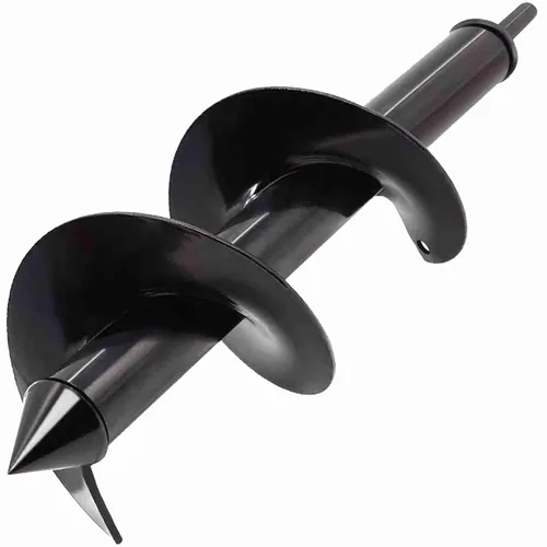 Vista 20 de TCBWFY Broca de taladro de jardín para plantar de 1.6 x 16.5 pulgadas y 3.5 x 16 pulgadas, herramienta de maceta resistente para cavar agujeros