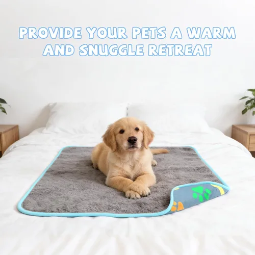 Vista 6 de YUEPET Mantas impermeables para perros, paquete de 2 mantas lavables para perros para cama, sofá, protector de vellón de franela para cachorros