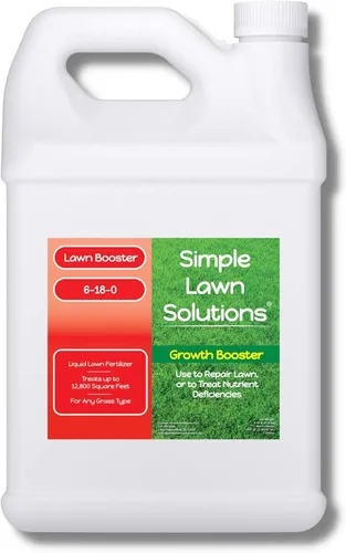 Vista 4 de Potenciador de crecimiento (32 onzas con pulverizador) y refuerzo de crecimiento (1 galón de repuesto) - Fertilizante líquido Simple Lawn Solutions
