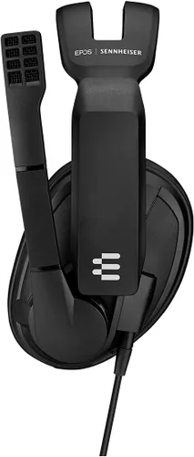 Vista 2 de EPOS I Sennheiser GSP 302 - Auriculares para juegos con micrófono de cancelación de ruido, abatibles para silenciar, cómodas almohadillas de espuma