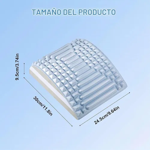 Vista 6 de Refresh - Corrector de postura para aliviar el dolor de cuello, espalda baja, espalda superior y hombros (azul)