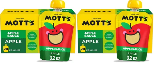 Vista 26 de Mott's Puré de manzana y canela, bolsas transparentes de 3.2 onzas, paquete de 20