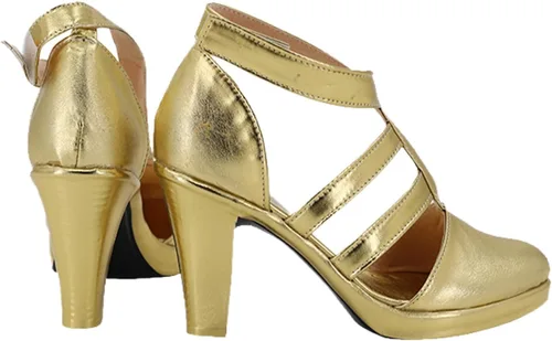 Vista 3 de Game Genshin Impact Layla - Zapatos de cosplay Layla para cosplay, tacones altos, unisex, zapatos de juego de rol para Halloween y carnaval
