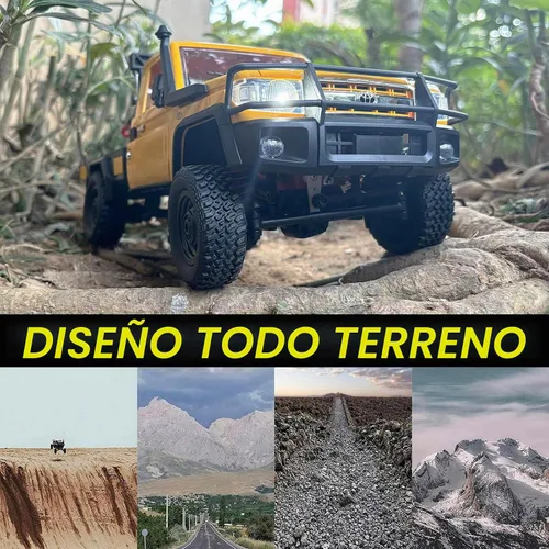 Vista 3 de WPLDEWAN MN82T RC Rock Crawler RC Camión RC 4x4 escala 1/12 todo terreno