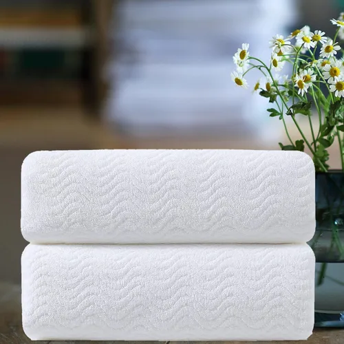 Vista 18 de Smuge Juego de toallas de baño texturizadas ultrasuaves de 8 piezas para baño, ducha, piscina, cocina, secado rápido, ligeras y altamente