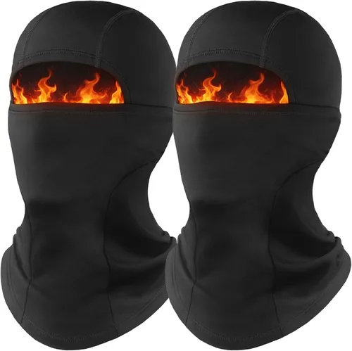 Vista 18 de Fuinloth Pasamontañas de Esquí Balaclava Pro, Pasamontañas a Prueba de Viento Térmico para Climas Fríos, Motocicleta para Hombres/Mujeres