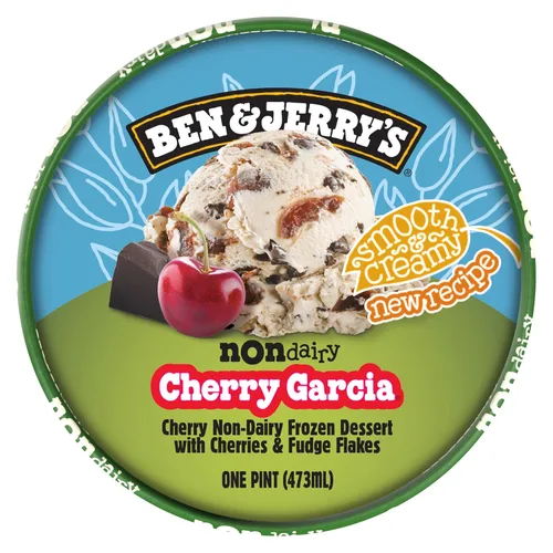 Vista 7 de Ben & Jerry's Sin lácteos, cereza García, 16 oz