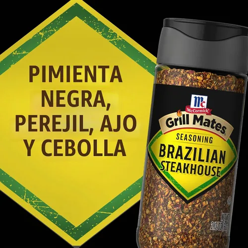 Vista 4 de McCormick Grill Mates - Condimento brasileño para carne, 2.12 onzas