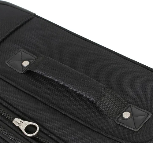 Vista 6 de SwissGear, Negro, 3 Piece Set (212527), Equipaje Sion Softside con ruedas giratorias