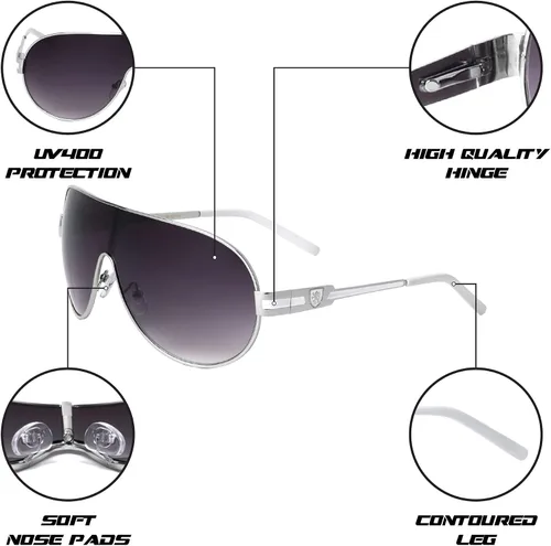 Vista 6 de Khan Indy - Gafas de sol de una pieza