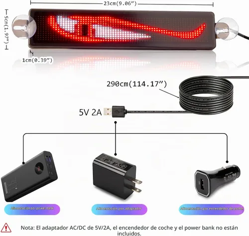 Vista 4 de El RGB que desplaza las muestras LED, tablero programable de la exhibición