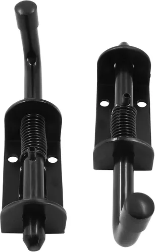 Vista 5 de Hordion 2 pernos de cierre de puerta con resorte de 5 pulgadas, perno de barril de acero inoxidable Cerradura de puerta corredera resistente