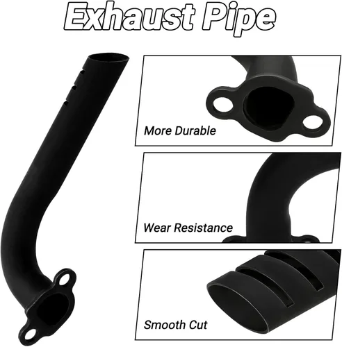 Vista 4 de FVRITO Kit de Adaptador de Filtro de Aire de Carburador Mejorado para Tubo de Escape Etapa 2 para Clon Non Hemi Predator 212cc 196cc 6.5Hp GX160