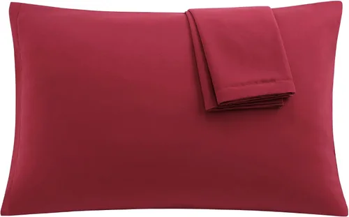 Vista 24 de uxcell Paquete de 2 fundas de almohada de microfibra suave serie 1800 con cremallera estándar (20 x 26 pulgadas), color dorado