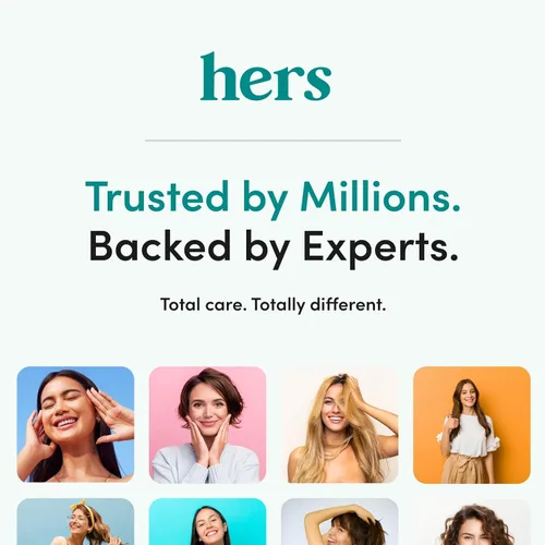 Vista 7 de Hers Clear Waters Limpiador facial – Ácido hialurónico, escualano y extracto de té verde – Lavado facial hidratante para todo tipo de piel – pH