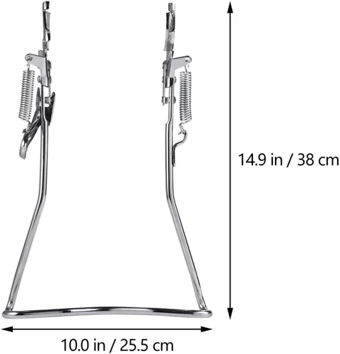 Vista 3 de VANZACK Soporte de bicicleta para bicicleta Kickstand de hierro para reparación de bicicletas de 20/24 pulgadas