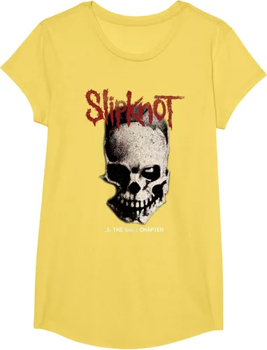 Vista 36 de Slipknot Tribal Calavera playera, niños 12, Rojo
