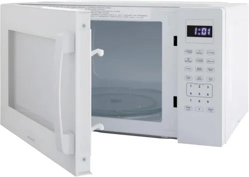 Vista 6 de Avanti Horno de microondas compacto de 1000 vatios para encimera con 9 ajustes de cocción preestablecidos, descongelación rápida y por peso, panel