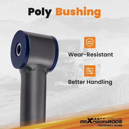 Vista 3 de maXpeedingrods Brazos de control delanteros de 0-6 pulgadas para Dodge Ram 1500 2500 3500 1994-2009, kit de brazo de control ajustable