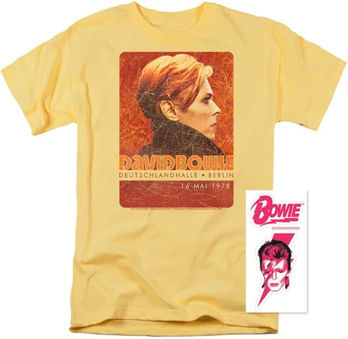 Vista 2 de David Bowie Stage Tour Berlín '78 T Shirt & Stickers