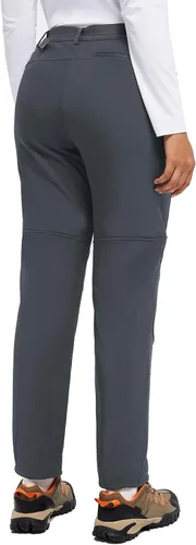 Vista 5 de BALEAF Women's Hiking Fleece-Lined Ski Pants Windproof Water-Resistant Outdoor Insulated Soft Shell