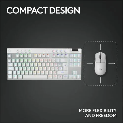 Vista 8 de PRO X TKL LIGHTSPEED - WHITE - US - AMR