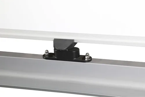 Vista 3 de WorkPro Caballete magnético móvil de doble cara para pizarra blanca, 72 x 48 pulgadas, marco de aluminio con acabado plateado