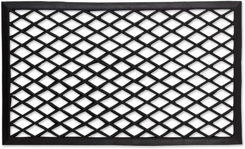 Vista 19 de DII Colección de felpudos de goma para todo tipo de clima, 18x30, entramado de diamante marrón