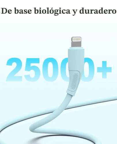 Vista 2 de 6Pack(3/3/6/6/6/10 pies) Original [Certificado Apple MFi] Cable de carga Lightning para iPhone, cable de carga rápido para iPhone, compatible