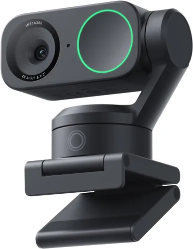 Vista 12 de Insta360 Link 2 - Cámara web PTZ 4K para PC/Mac, sensor de 1/2 pulgada, seguimiento AI, HDR, micrófono con cancelación de ruido AI, control