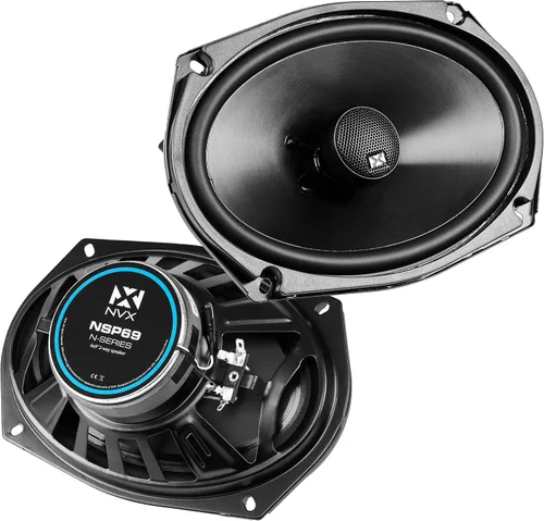 Vista 12 de NVX NSP35 - Altavoces para automóvil de 3.5 pulgadas, 200 W máximo, 70 W RMS, coaxial de 2 vías con tweeters de cúpula de seda y X-overs integrados