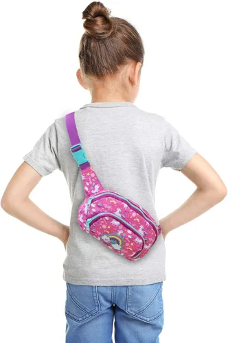 Vista 7 de Riñonera para niños, bolso de viaje para niñas