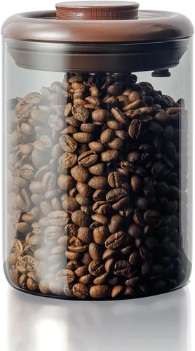 Vista 16 de Contenedor de café, recipiente hermético de almacenamiento de 2 x 10 oz - Transparente