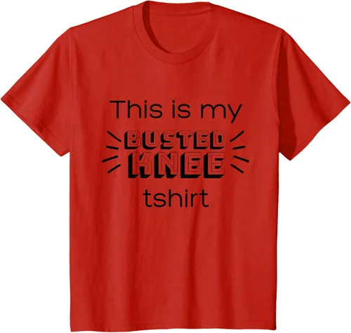 Vista 3 de Funny Broken Knee Joke - Camiseta de regalo para lesión de rodilla