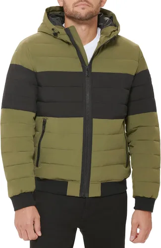 Vista 18 de DKNY Chaqueta bomber acolchada con capucha y rendimiento para hombre